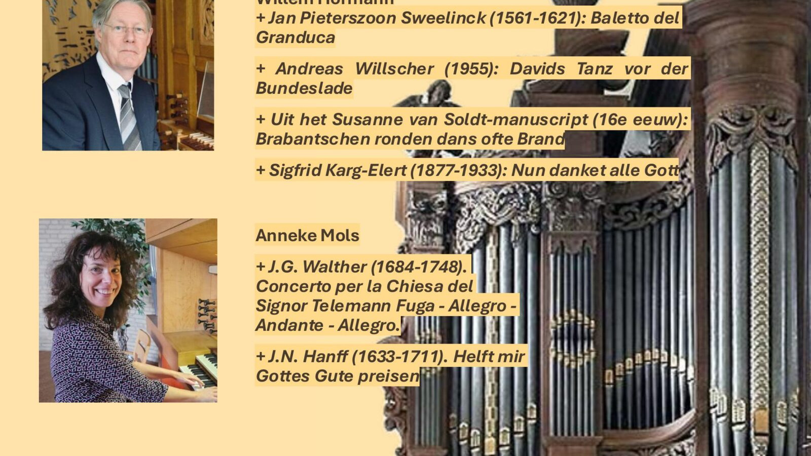 3 Aankondiging Orgelconcert St Lambertus