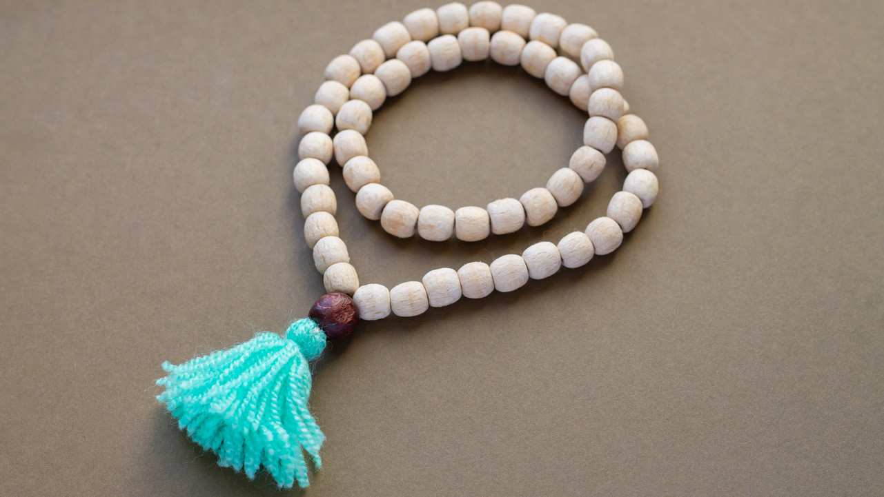 Japa mala buddhist or hindu prayer beads